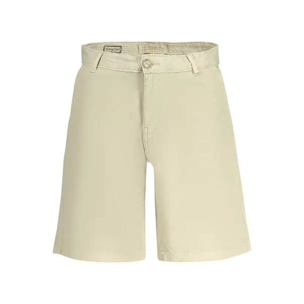PANTALON BERMUDA HOMME GUESS JEANS BEIGE - GUESS JEANS