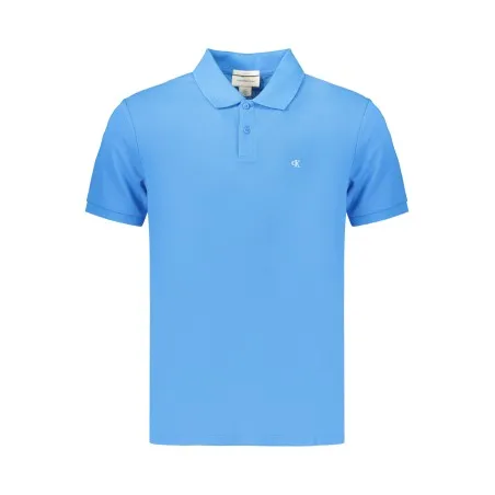 Polo à manches courtes pour homme Calvin Klein, bleu - CALVIN KLEIN