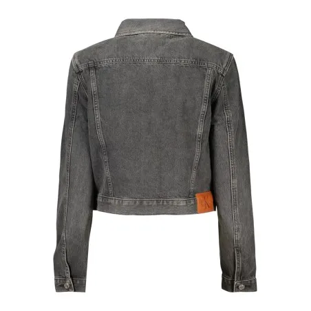 VESTE EN JEAN NOIR POUR FEMME CALVIN KLEIN - CALVIN KLEIN