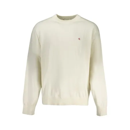 PULL BLANC POUR HOMME CALVIN KLEIN - CALVIN KLEIN