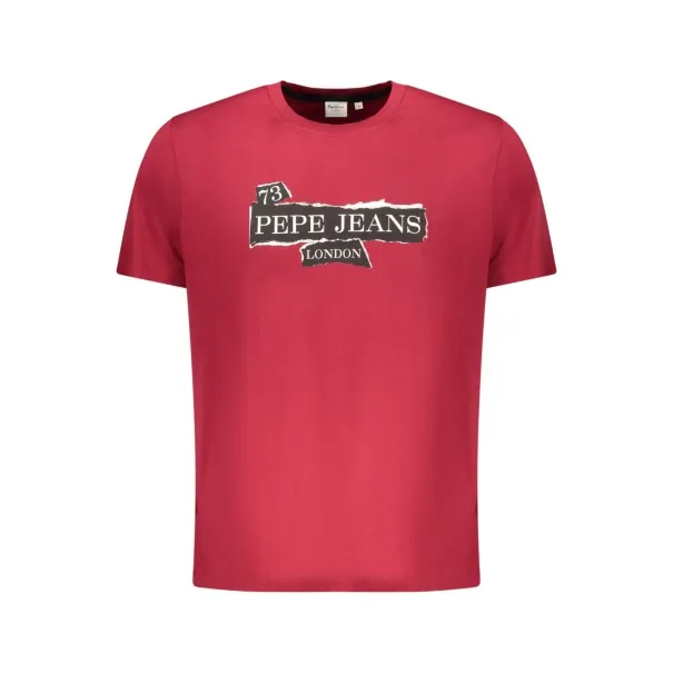 T-shirt à manches courtes pour homme Pepe Jeans, rouge - PEPE JEANS