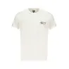 T-shirt blanc à manches courtes Tommy Hilfiger pour homme - TOMMY HILFIGER