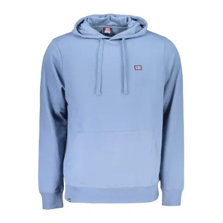 SWEAT-SHIRT BLEU À FERMETURE ÉCLAIR POUR HOMME NORVÈGE 1963 - NORWAY 1963