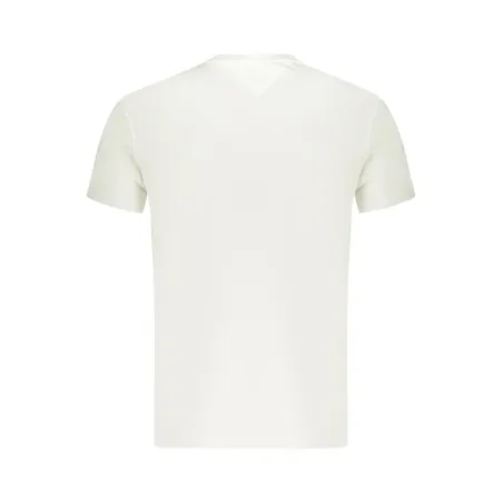 T-shirt blanc à manches courtes Tommy Hilfiger pour homme - TOMMY HILFIGER