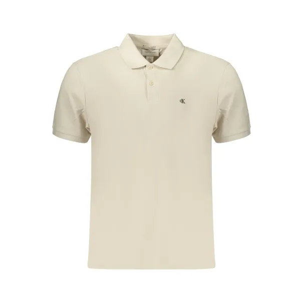 POLO HOMME À MANCHES COURTES CALVIN KLEIN, BEIGE - CALVIN KLEIN