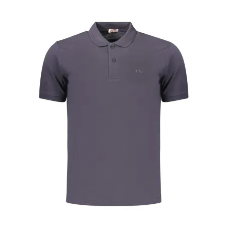 Polo à manches courtes homme bleu à motif fusil - RIFLE