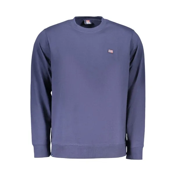 SWEAT-SHIRT BLEU À FERMETURE ÉCLAIR POUR HOMME NORVÈGE 1963 - NORWAY 1963