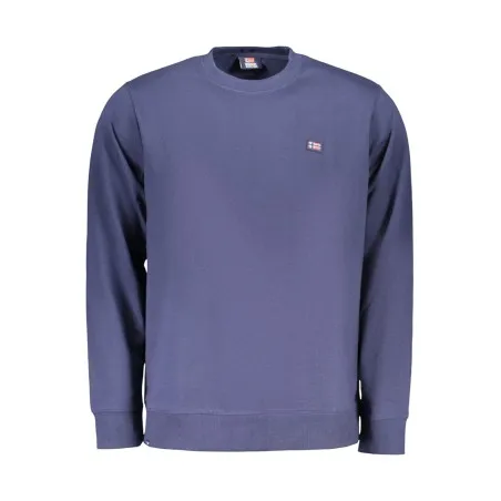 SWEAT-SHIRT BLEU À FERMETURE ÉCLAIR POUR HOMME NORVÈGE 1963 - NORWAY 1963