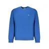 SWEAT-SHIRT BLEU À FERMETURE ÉCLAIR CALVIN KLEIN POUR HOMME - CALVIN KLEIN