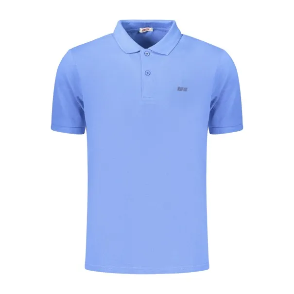 Polo à manches courtes homme bleu à motif fusil - RIFLE