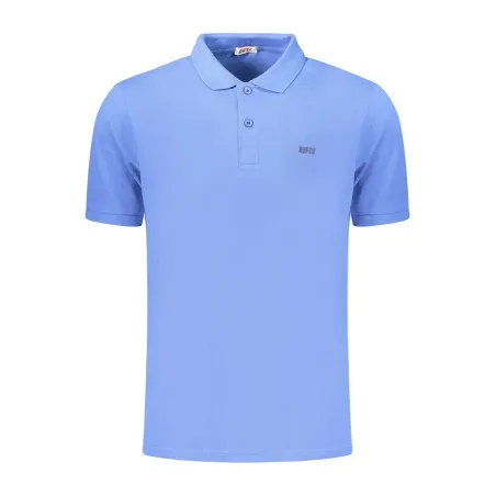 Polo à manches courtes homme bleu à motif fusil - RIFLE