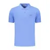 Polo à manches courtes homme bleu à motif fusil - RIFLE