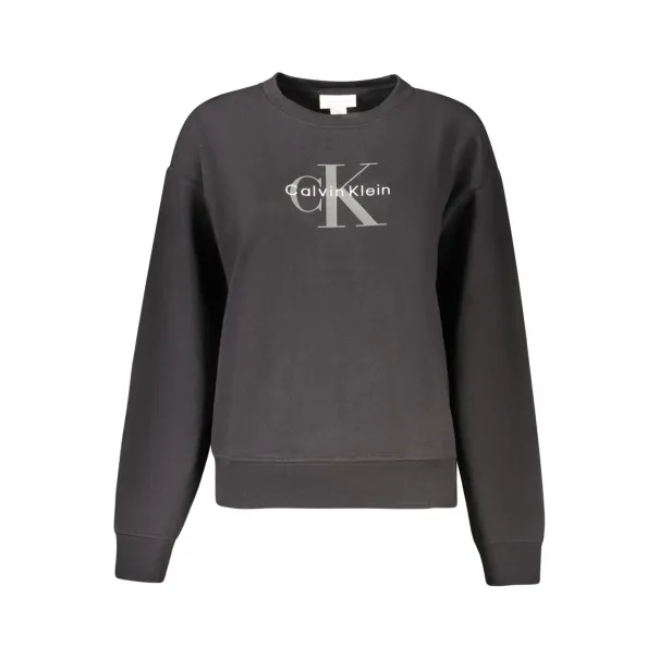 Sweat-shirt zippé noir Calvin Klein pour femme - CALVIN KLEIN