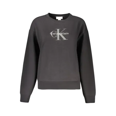 Sweat-shirt zippé noir Calvin Klein pour femme - CALVIN KLEIN