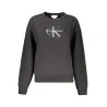 Sweat-shirt zippé noir Calvin Klein pour femme - CALVIN KLEIN