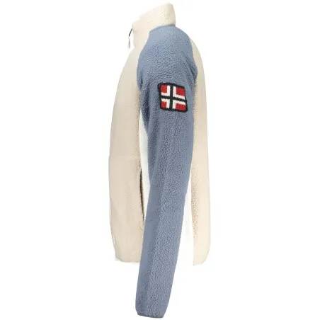 Sweat-shirt zippé beige pour homme Norvège 1963 - NORWAY 1963