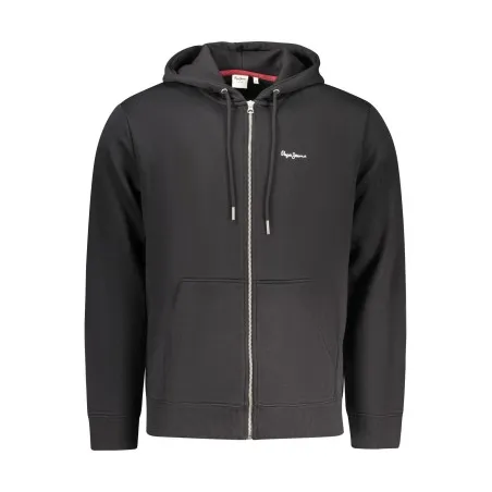 SWEAT-SHIRT NOIR À FERMETURE ÉCLAIR POUR HOMME PEPE JEANS - PEPE JEANS