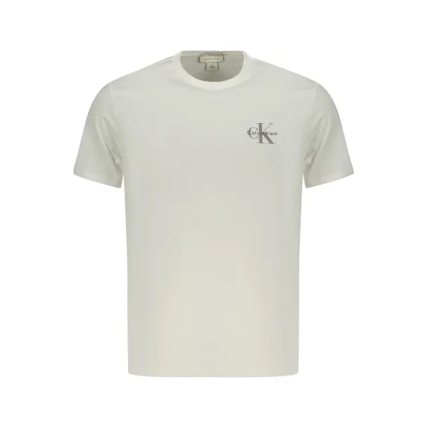 T-shirt blanc à manches courtes pour homme Calvin Klein - CALVIN KLEIN