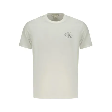T-shirt blanc à manches courtes pour homme Calvin Klein - CALVIN KLEIN