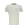 T-shirt blanc à manches courtes pour homme Calvin Klein - CALVIN KLEIN