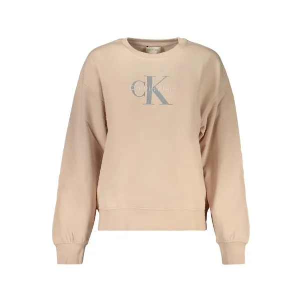 SWEAT-SHIRT ROSE À FERMETURE ÉCLAIR CALVIN KLEIN POUR FEMME - CALVIN KLEIN