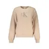 SWEAT-SHIRT ROSE À FERMETURE ÉCLAIR CALVIN KLEIN POUR FEMME - CALVIN KLEIN