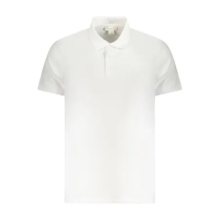 POLO À MANCHES COURTES POUR HOMMES CALVIN KLEIN BLANC - CALVIN KLEIN