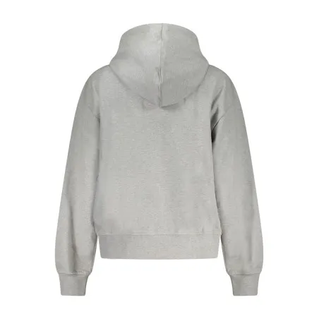 SWEAT-SHIRT FERMÉ GRIS CALVIN KLEIN POUR FEMME - CALVIN KLEIN