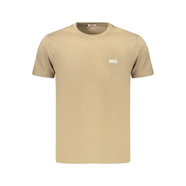T-SHIRT FUSIL MARRON À MANCHES COURTES POUR HOMME - RIFLE
