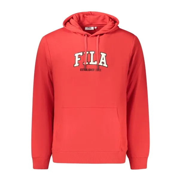 SWEAT-SHIRT ROUGE À FERMETURE ÉCLAIR FILA POUR HOMME - FILA