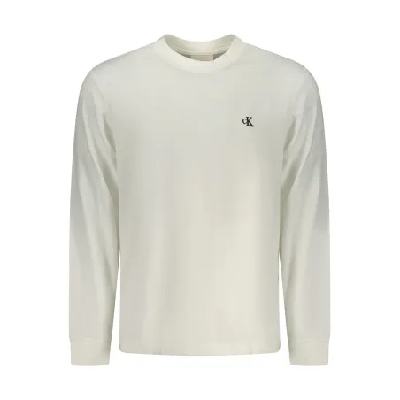 T-shirt blanc à manches longues pour homme Calvin Klein - CALVIN KLEIN