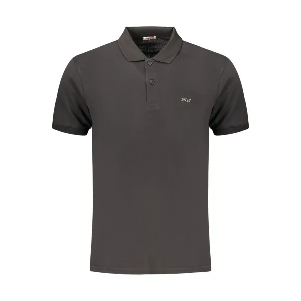 Polo à manches courtes homme noir à motif fusil - RIFLE