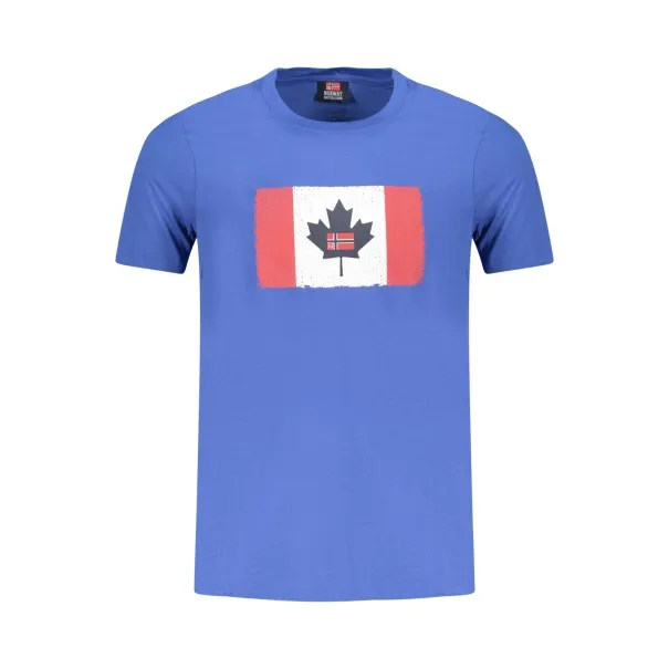 T-SHIRT MANCHES COURTES HOMME NORVÈGE 1963 BLEU - NORWAY 1963