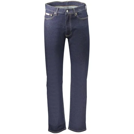 JEANS EN DENIM CALVIN KLEIN POUR HOMME, BLEU - CALVIN KLEIN