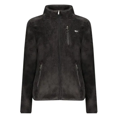 SWEAT-SHIRT NOIR À FERMETURE ÉCLAIR POUR FEMMES NORVÈGE 1963 - NORWAY 1963