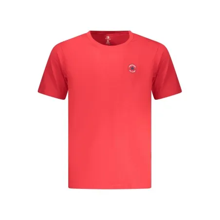 T-shirt Converse rouge à manches courtes pour homme - CONVERSE