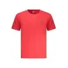 T-shirt Converse rouge à manches courtes pour homme - CONVERSE