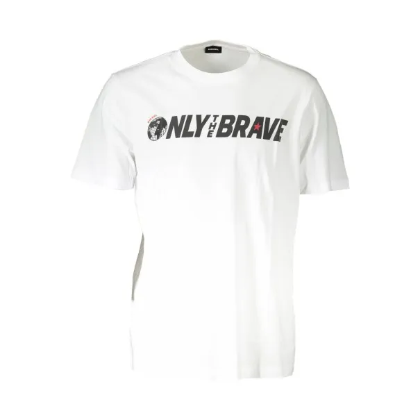 T-SHIRT MANCHES COURTES DIESEL HOMME BLANC - Diesel