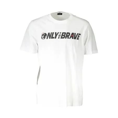 T-SHIRT MANCHES COURTES DIESEL HOMME BLANC - Diesel