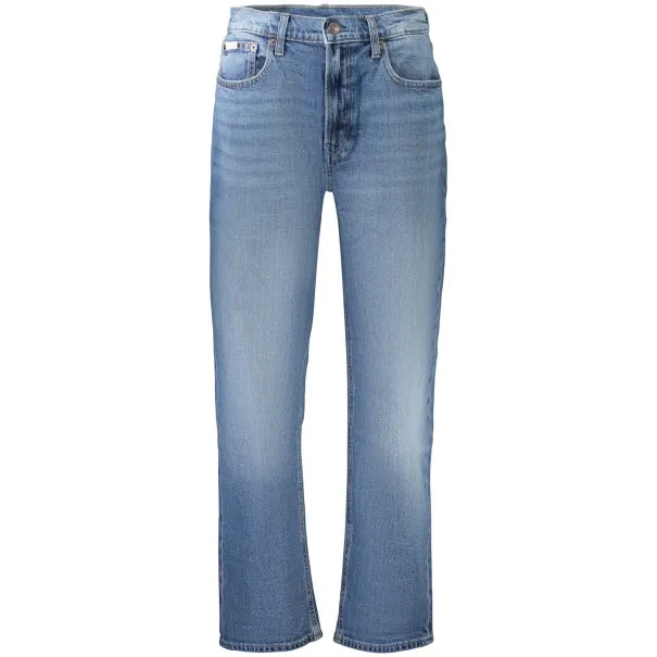 JEAN EN DENIM CALVIN KLEIN POUR FEMME, BLEU - CALVIN KLEIN
