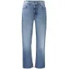 JEAN EN DENIM CALVIN KLEIN POUR FEMME, BLEU - CALVIN KLEIN