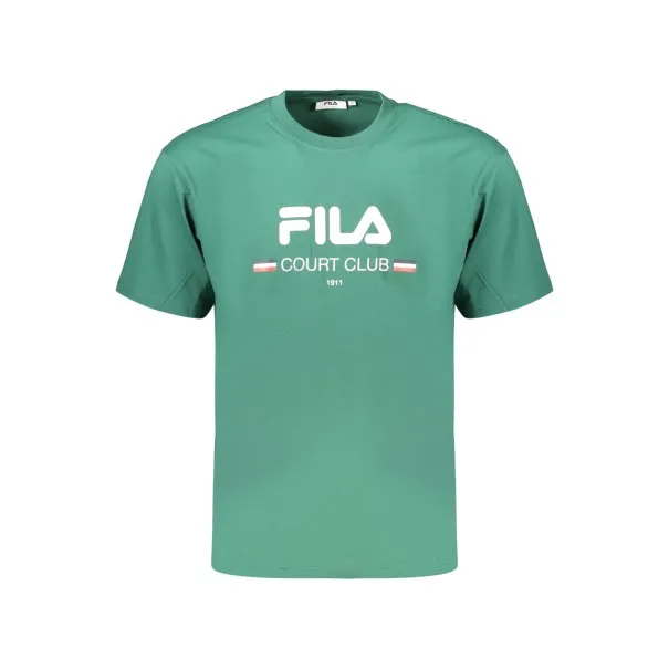T-shirt vert à manches courtes FILA pour homme - FILA