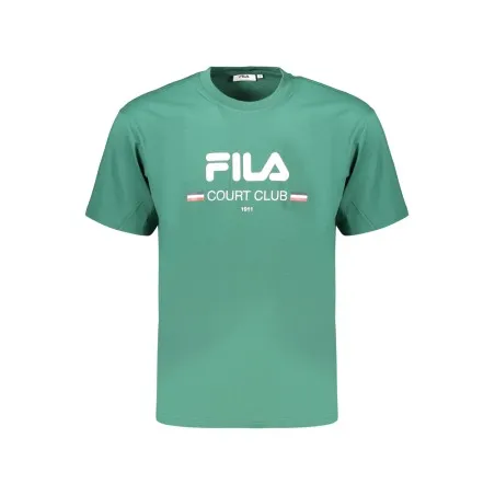 T-shirt vert à manches courtes FILA pour homme - FILA