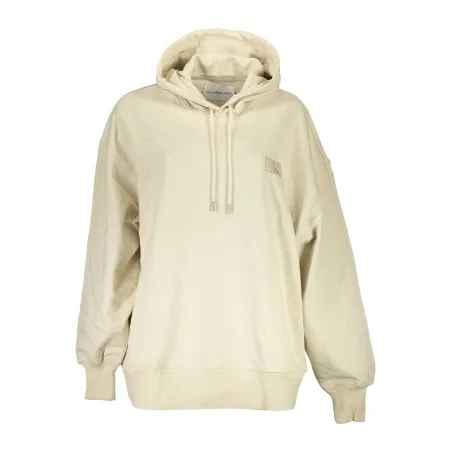 Sweat-shirt sans fermeture éclair Calvin Klein pour femme Beige - CALVIN KLEIN