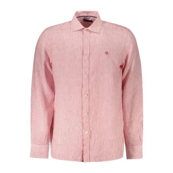 CHEMISE À MANCHES LONGUES POUR HOMMES NORTH SAILS ROUGE - NORTH SAILS