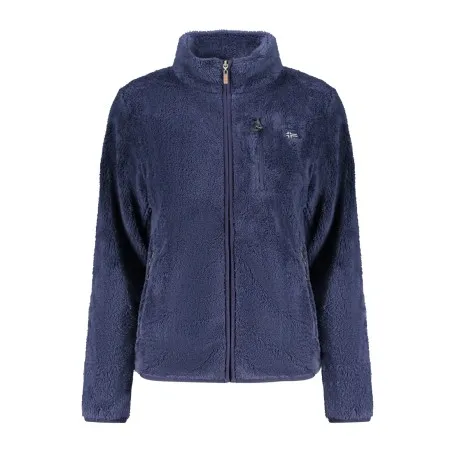 SWEAT-SHIRT FEMME BLEU À FERMETURE ÉCLAIR NORVÈGE 1963 - NORWAY 1963