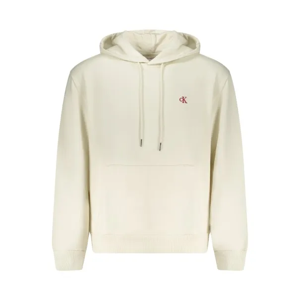 Sweat-shirt zippé blanc pour homme Calvin Klein - CALVIN KLEIN