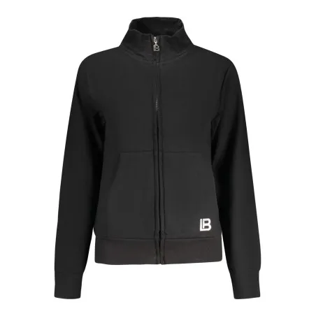 SWEAT-SHIRT NOIR À FERMETURE ÉCLAIR POUR FEMME LAURA BIAGIOTTI - LAURA BIAGIOTTI