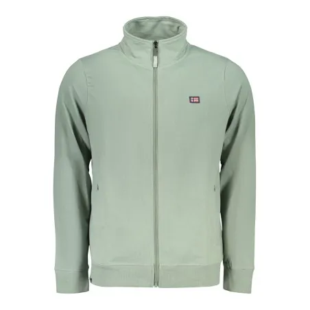 SWEAT-SHIRT VERT À FERMETURE ÉCLAIR POUR HOMME NORVÈGE 1963 - NORWAY 1963