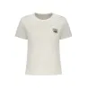 T-shirt blanc à manches courtes Pepe Jeans pour femme - PEPE JEANS
